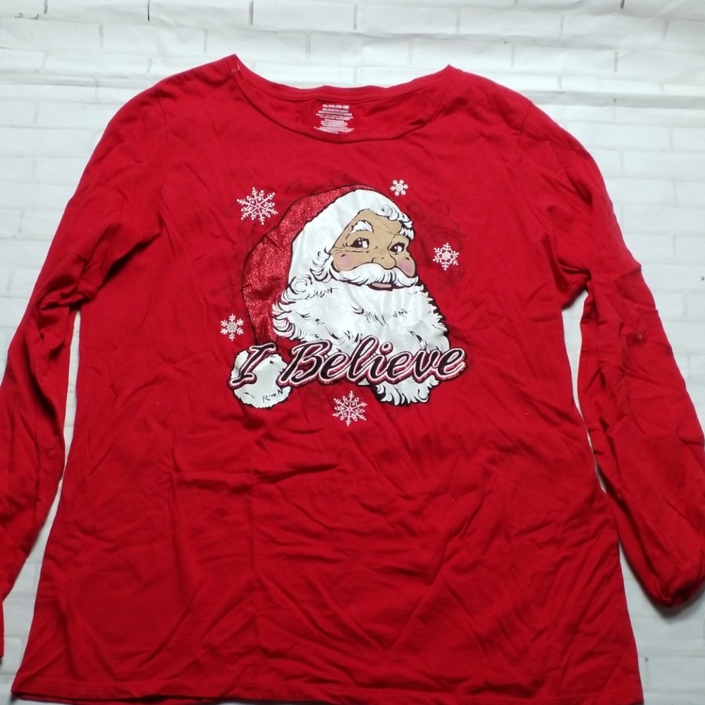 CHRISTMA SHIRT LONG SLEVEES SIZE XL NWOT
